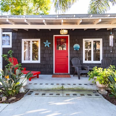 Laid-Back Vintage Beach Cottage Escape | Large Patio
